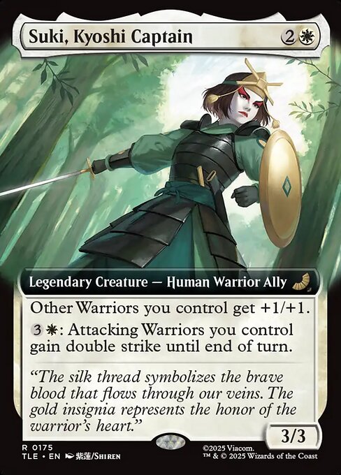 Suki, Kyoshi Captain (Extended Art) (Foil) - TLE - 175