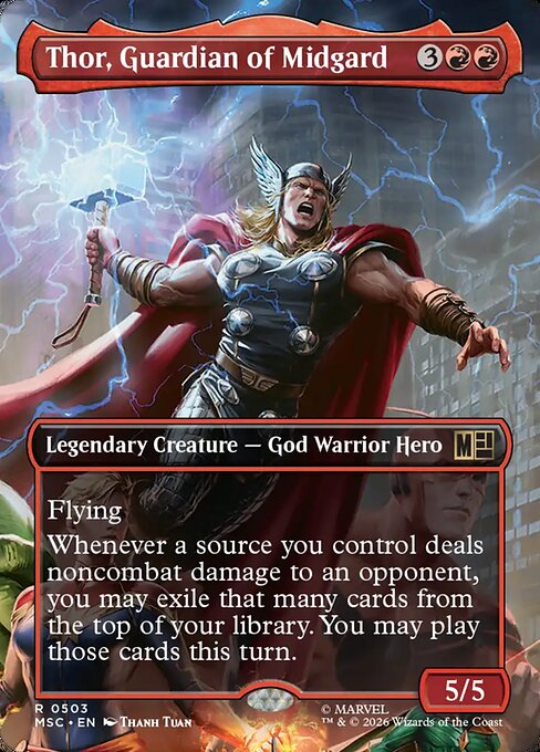 Thor, Guardian of Midgard (Borderless) - MSC - 503