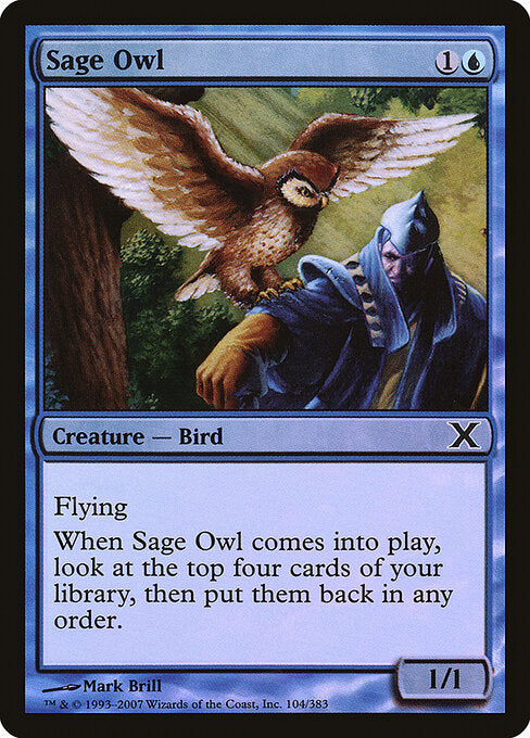 Sage Owl (Foil) - 10E - 104★