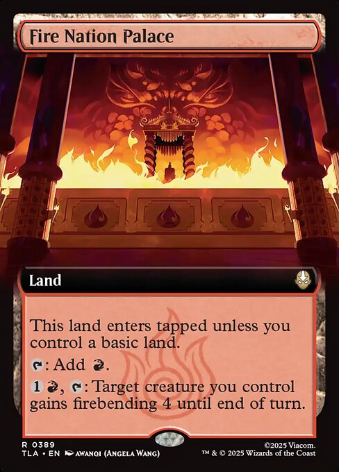 Fire Nation Palace (Extended Art) (Foil) - TLA - 389