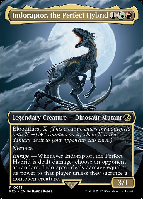 Indoraptor, the Perfect Hybrid (Borderless) - REX - 15