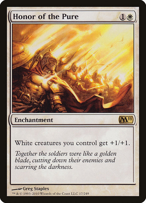 Honor of the Pure (Foil) - M11 - 17