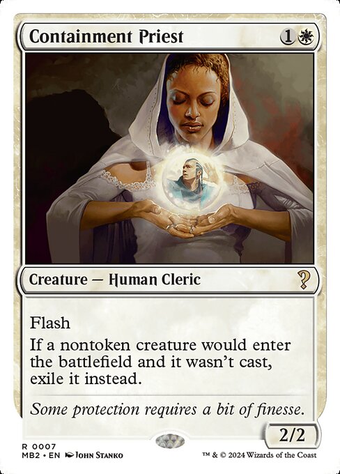 Containment Priest (White Border) - MB2 - 7