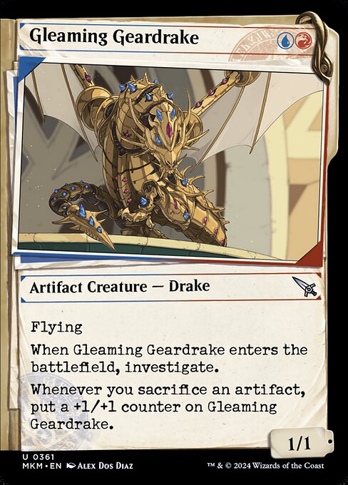 Gleaming Geardrake (Showcase) - MKM - 361