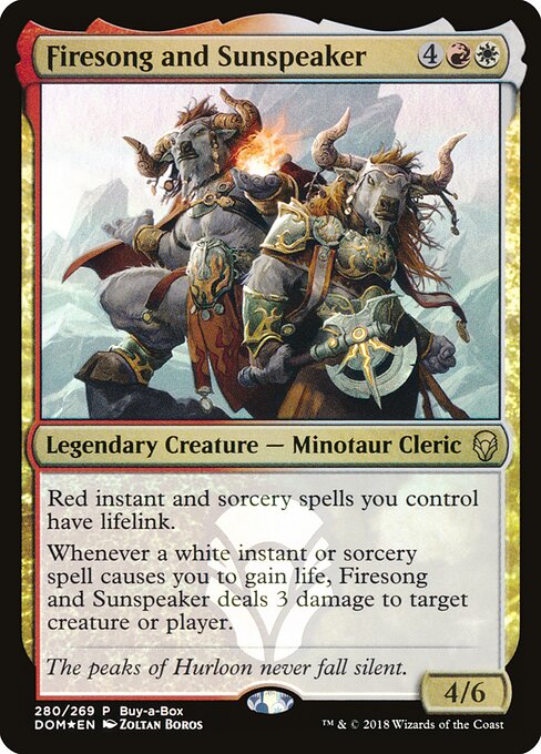 Firesong and Sunspeaker (Foil) - DOM - 280