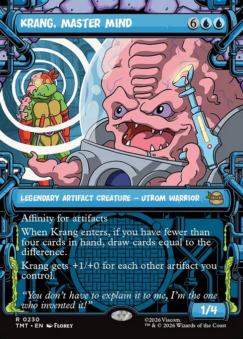 Krang, Master Mind (Showcase) - TMT - 230