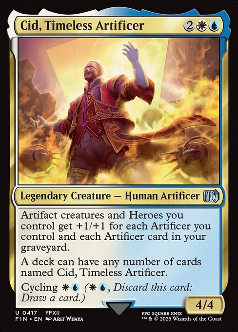 Cid, Timeless Artificer (0417) (Foil) - FIN - 417