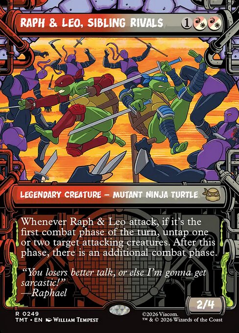 Raph & Leo, Sibling Rivals (Showcase) - TMT - 249