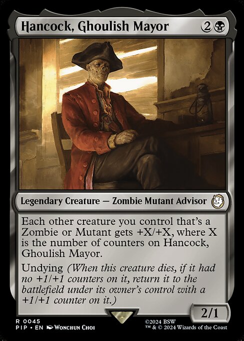 Hancock, Ghoulish Mayor - PIP - 45