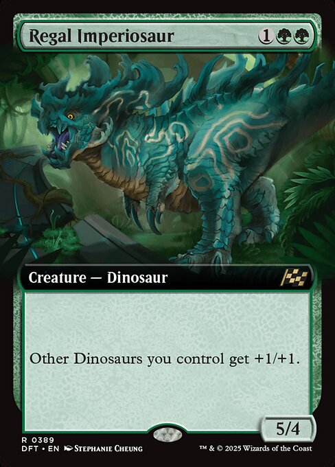Regal Imperiosaur (Extended Art) - DFT - 389