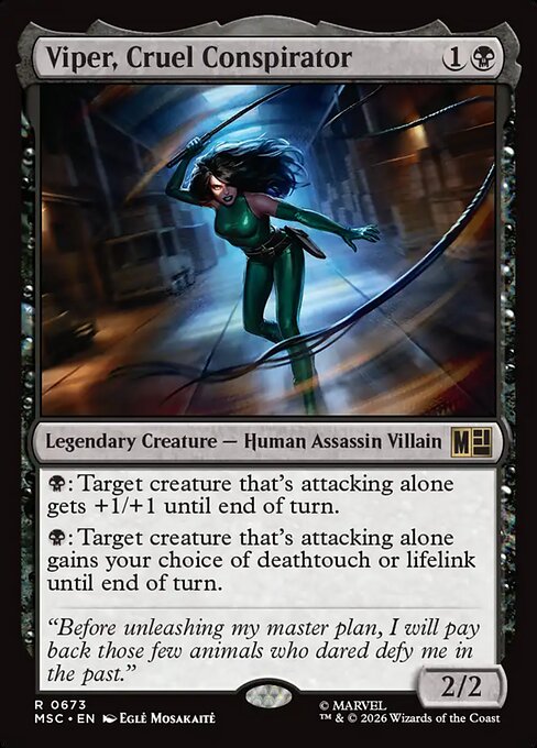 Viper, Cruel Conspirator - MSC - 673