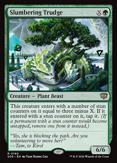Slumbering Trudge (Foil) - SOS - 160
