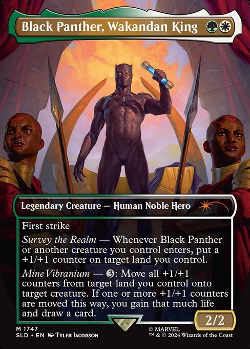 Black Panther, Wakandan King - SLD - 1747