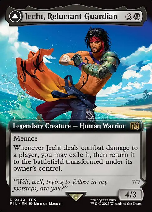 Jecht, Reluctant Guardian (Extended Art) (Foil) - FIN - 448