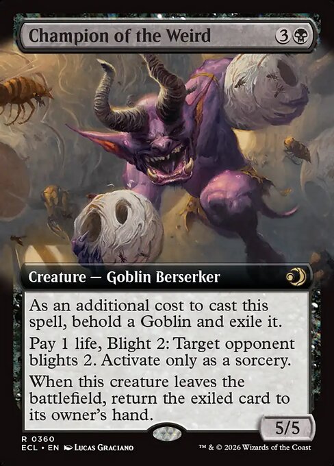 Champion of the Weird (Extended Art) (Foil) - ECL - 360