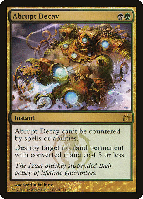 Abrupt Decay - RTR - 141