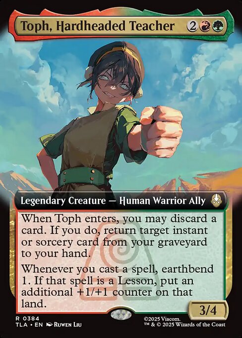 Toph, Hardheaded Teacher (Extended Art) - TLA - 384
