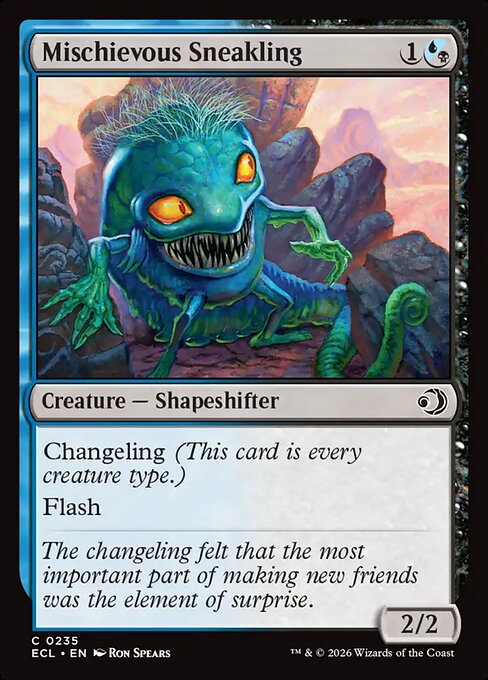 Mischievous Sneakling (Foil) - ECL - 235
