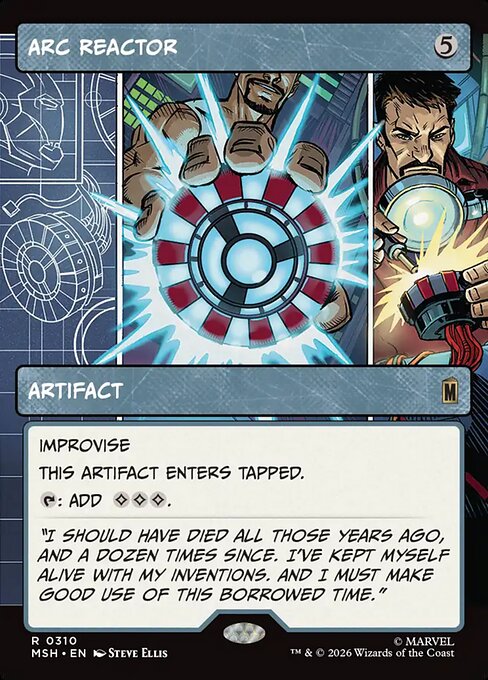 Arc Reactor (Borderless) (Foil) - MSH - 310