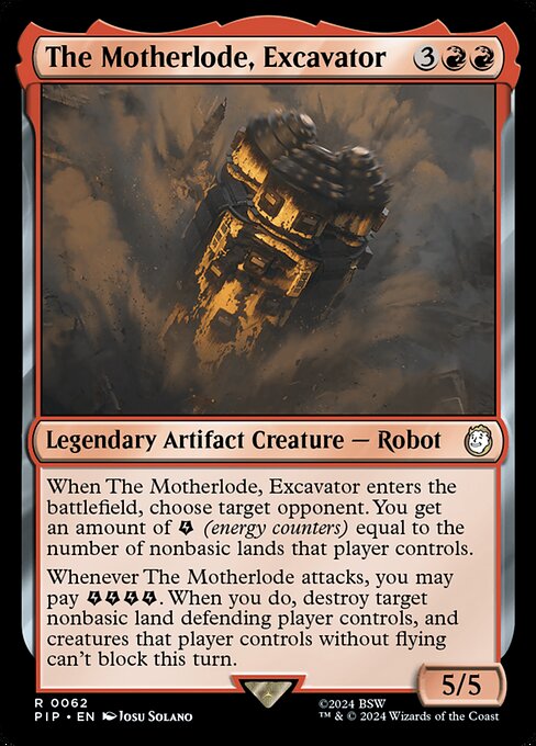 The Motherlode, Excavator - PIP - 62