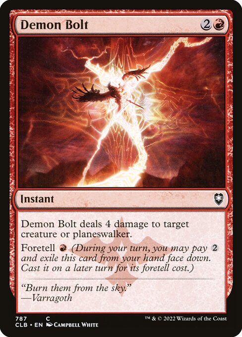 Demon Bolt - CLB - 787