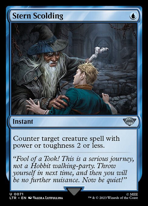 Stern Scolding - LTR - 71