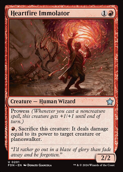 Heartfire Immolator (Foil) - FDN - 201
