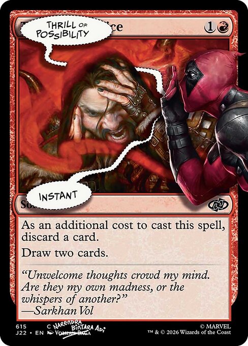 Thrill of Possibility (615) (Foil) - SLD - IFIYW-3