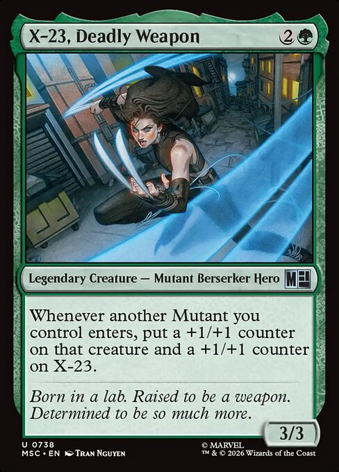 X-23, Deadly Weapon - MSC - 738