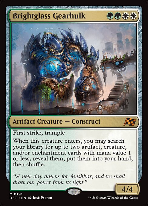 Brightglass Gearhulk (Foil) - DFT - 191