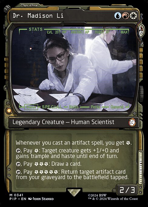 Dr. Madison Li (Showcase) (Foil) - PIP - 341