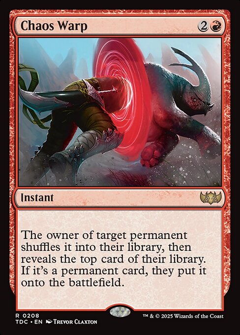 Chaos Warp - TDC - 208