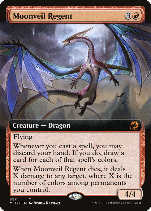 Moonveil Regent (Extended Art) - MID - 357