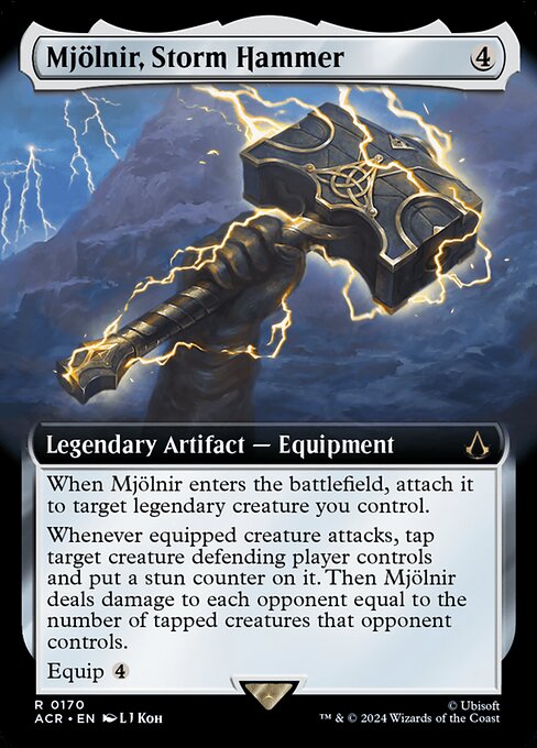 Mjolnir, Storm Hammer (Extended Art) - ACR - 170