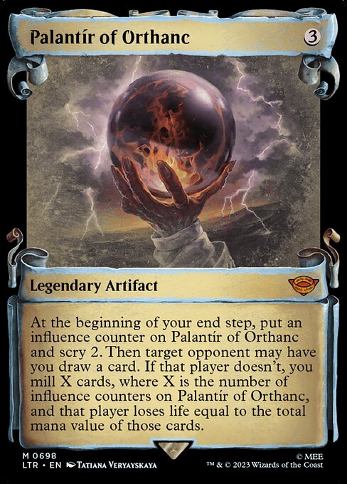 Palantir of Orthanc (Showcase Scrolls) - LTR - 698