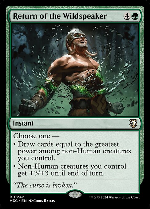 Return of the Wildspeaker - M3C - 242