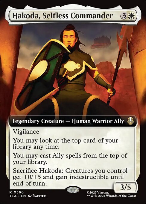 Hakoda, Selfless Commander (Extended Art) - TLA - 366