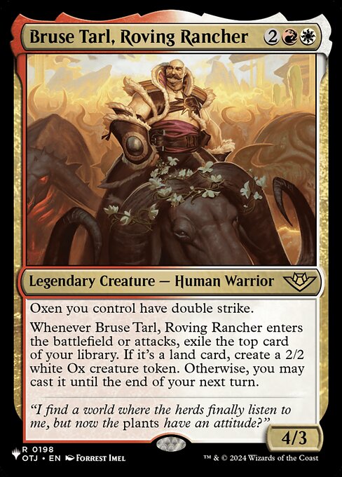 Bruse Tarl, Roving Rancher - PLST - OTJ-198