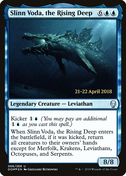 Slinn Voda, the Rising Deep (Foil) - PDOM - 66s