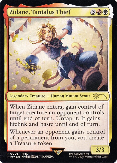 Zidane, Tantalus Thief (Foil) - PMEI - 2025-26