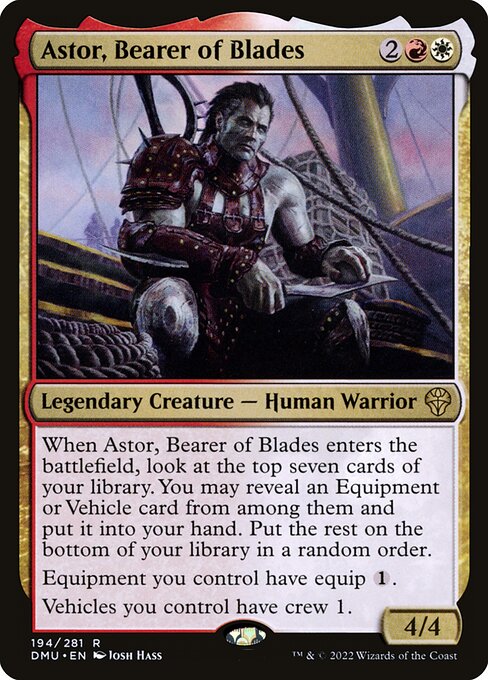 Astor, Bearer of Blades (Foil) - DMU - 194