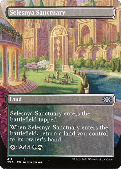 Selesnya Sanctuary (Borderless) (Foil) - 2X2 - 411
