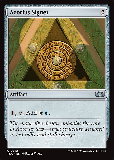 Azorius Signet - TDC - 312