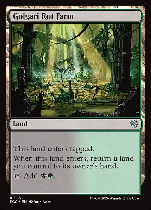 Golgari Rot Farm - ECC - 151
