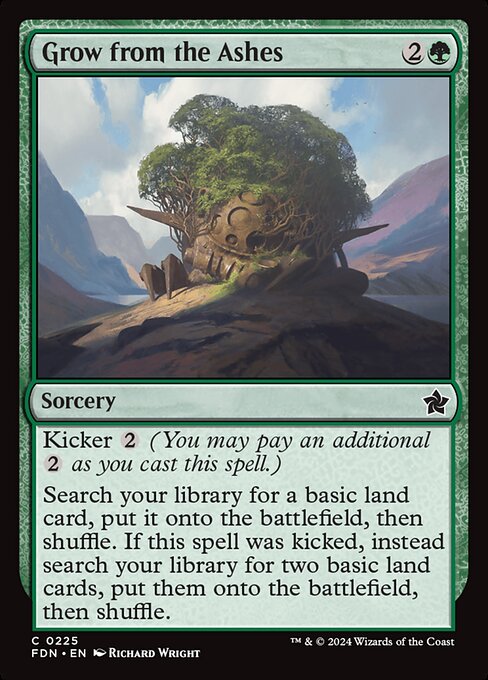 Grow from the Ashes (Foil) - FDN - 225