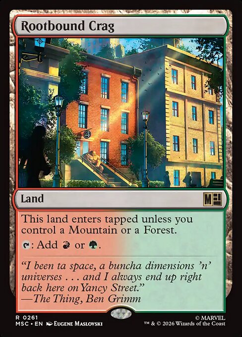 Rootbound Crag - MSC - 261