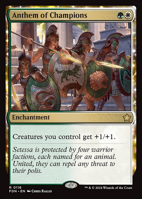 Anthem of Champions (Foil) - FDN - 116
