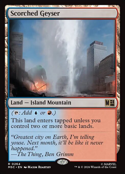 Scorched Geyser - MSC - 264