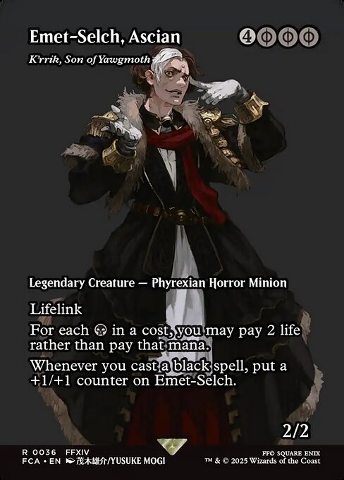 Emet-Selch, Ascian - K'rrik, Son of Yawgmoth (Showcase) - FCA - 36