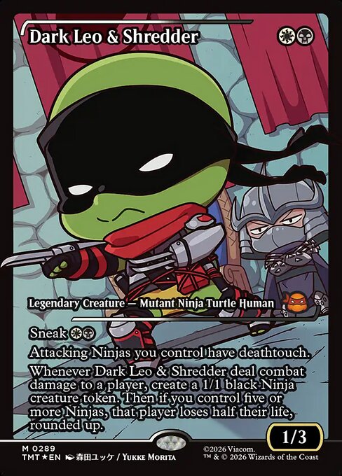 Dark Leo & Shredder (Showcase) (Foil) - TMT - 289
